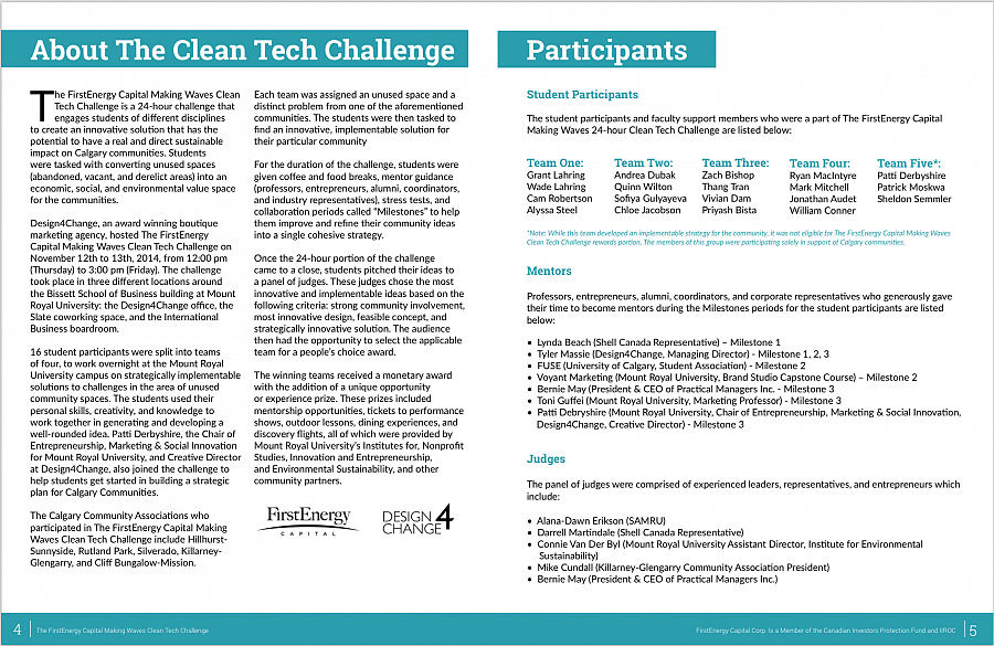 Making Waves Clean Tech Challenge