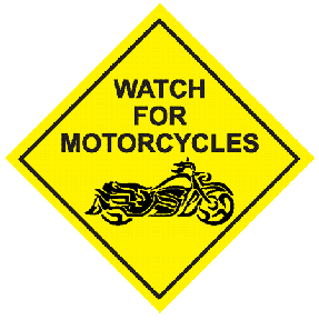 Watch for Motorcycles Decals